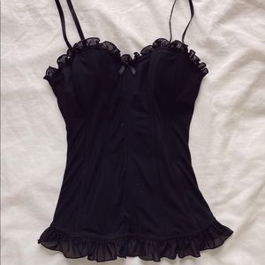 LA SENZA BLACK CORSET